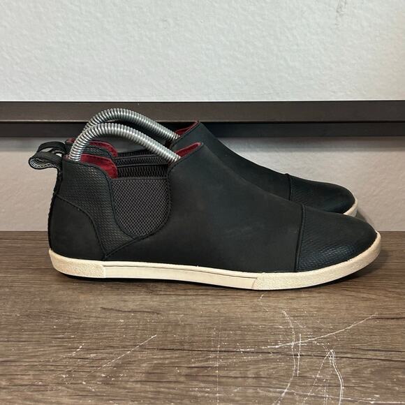 Olukai Waipahe Women’s Slip-On Booties Shoes Size 7 Black - Picture 3 of 8